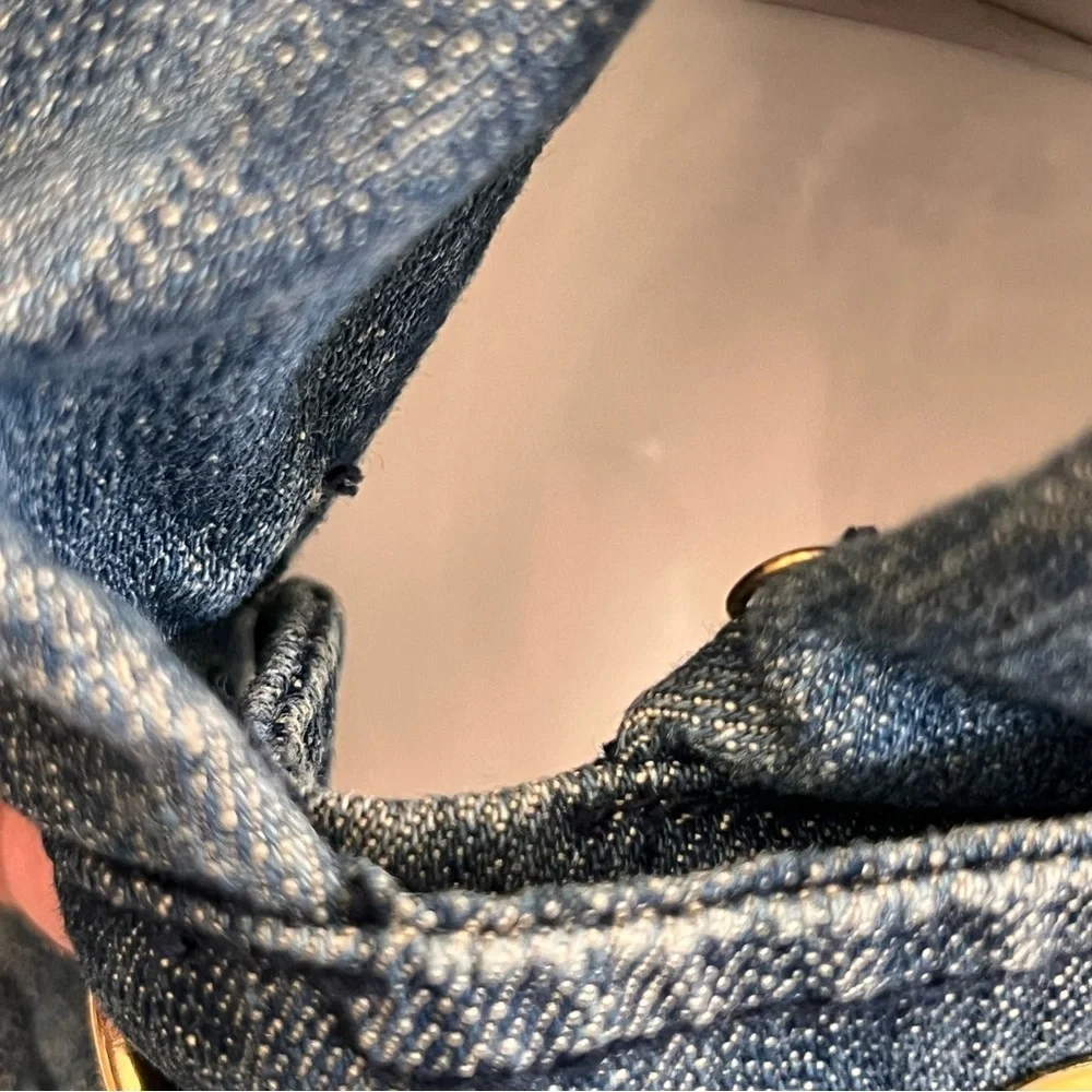 Vintage Apple Bottoms Denim Jacket with Yellow Signature Buttons - Picture 13 of 15